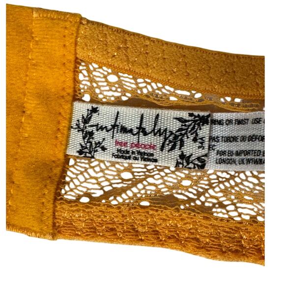 NWT Free People Intimately St. Tropez Underwire Balconette Bra Yellow 34A - Picture 8 of 8